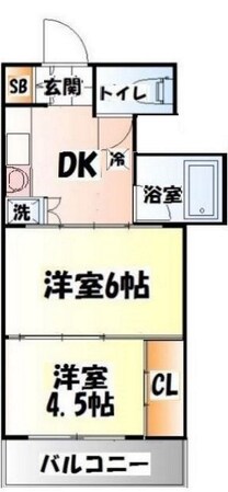 東照宮駅 徒歩10分 4階の物件間取画像